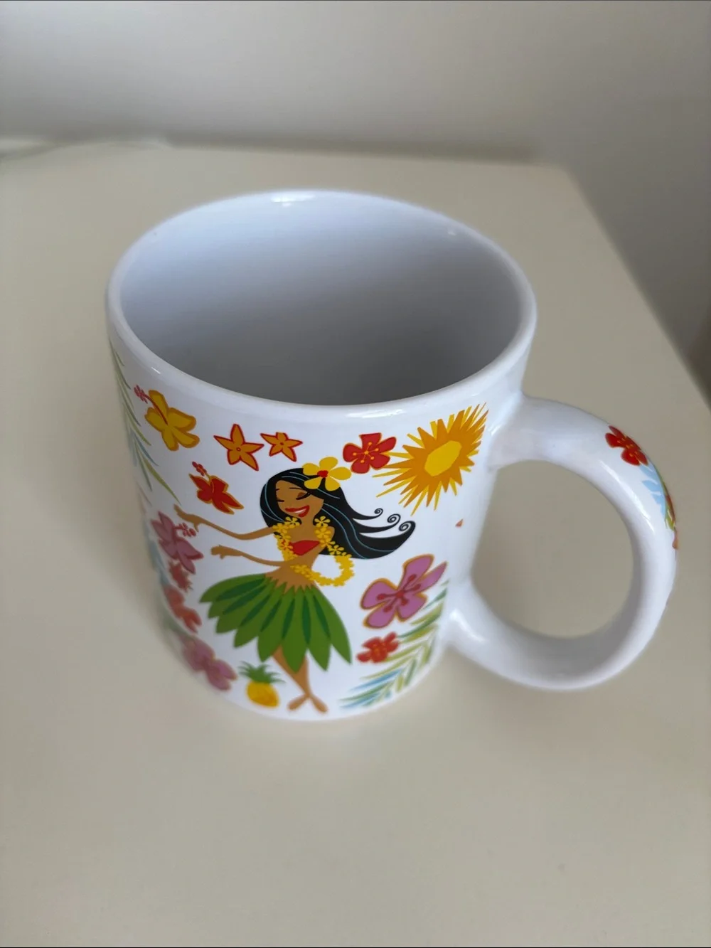 Island Hula Honeys Hawaiian Hula Hawaii Girls Tropical Flowers Coffee Mug Cup